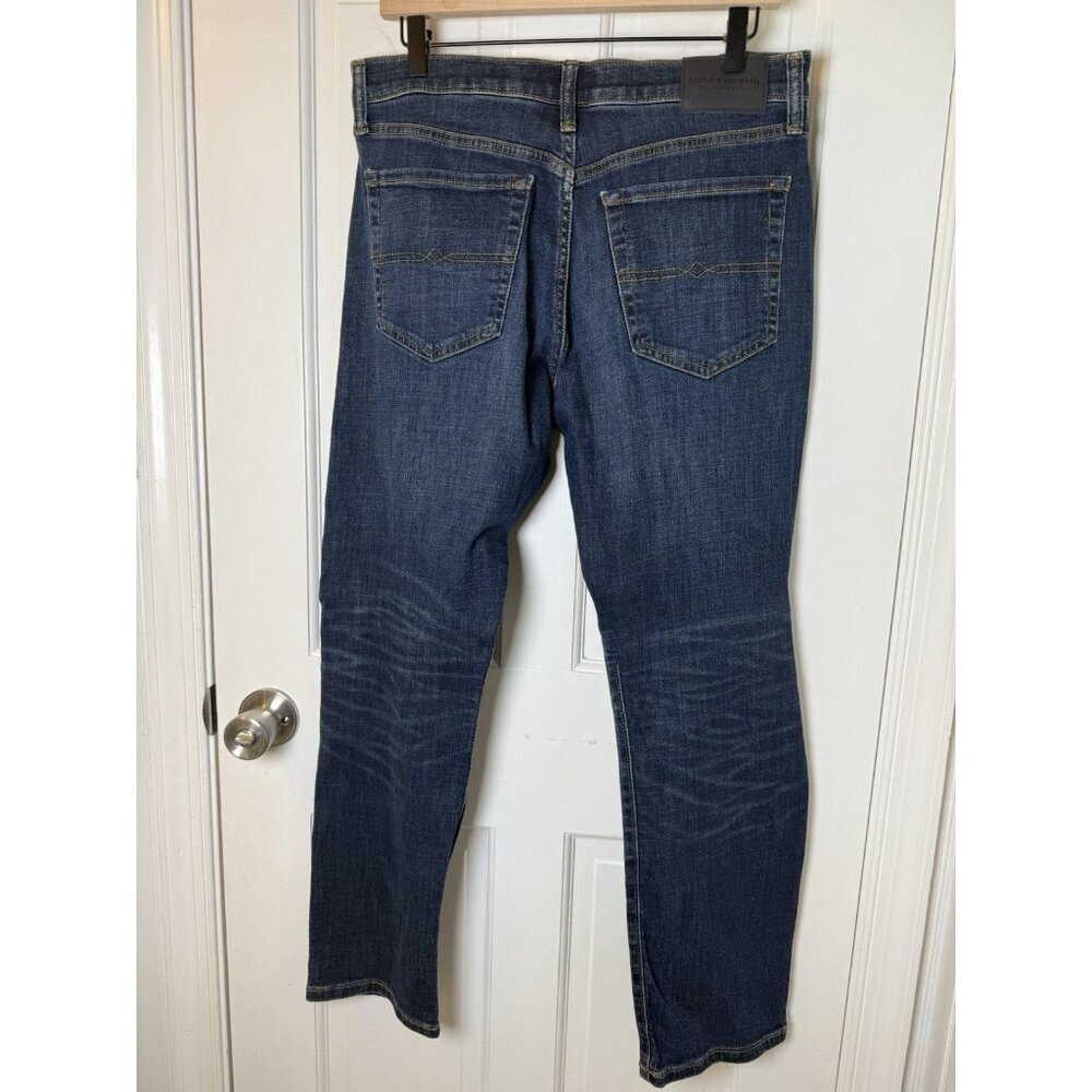 Lucky Brand Men’s Jeans 121 Slim Straight Blue Denim Size W32x29L - Tag 31Wx30L - Picture 4 of 11